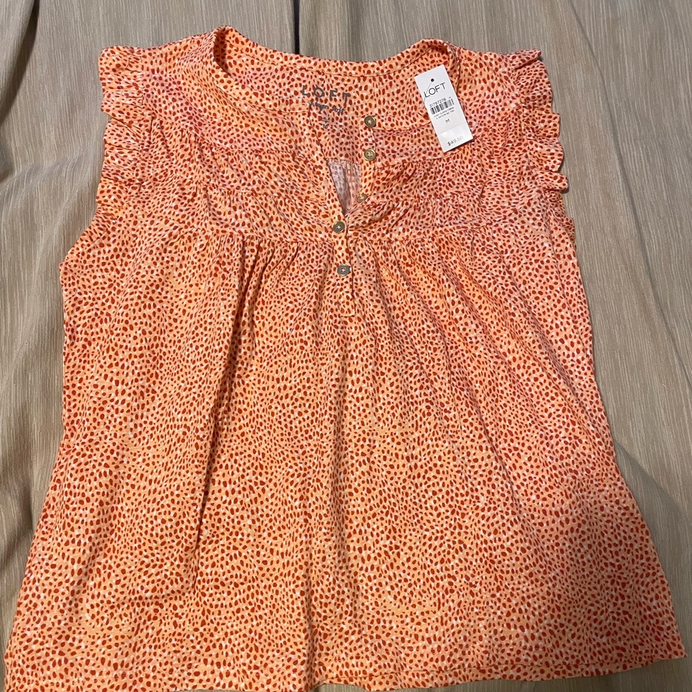 Loft sleeveless blouse